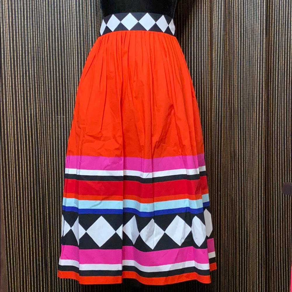 Kate Spade ♠️ Geometric print skirt